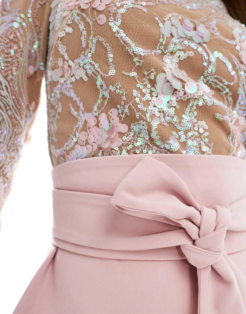 Lavish Alice Lavish Alice embellished mini dress in pink 2