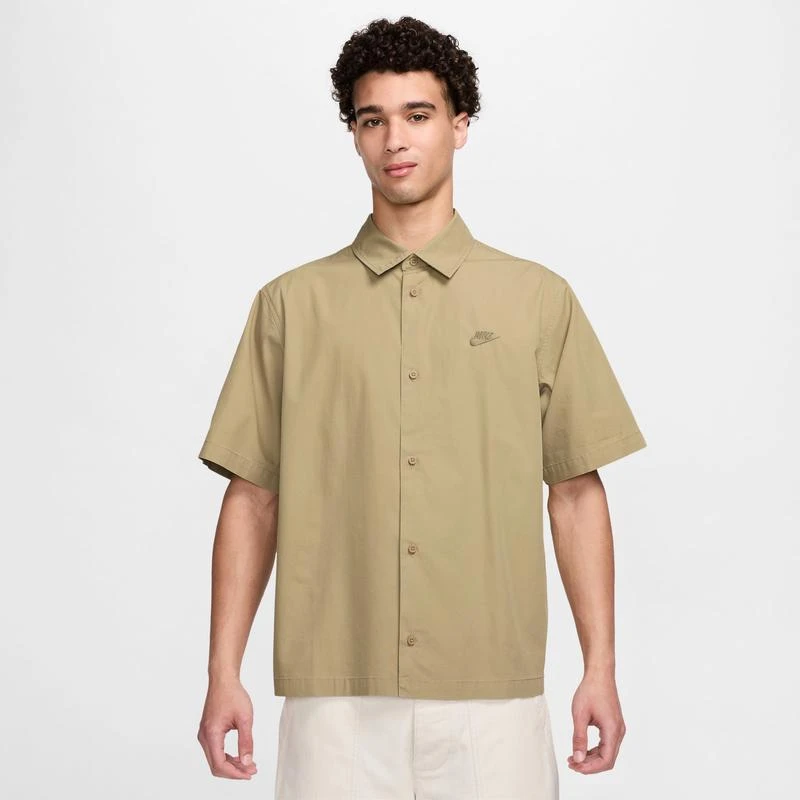 NIKE Nike Club Short Sleeve Button T-Shirt - Men's 1