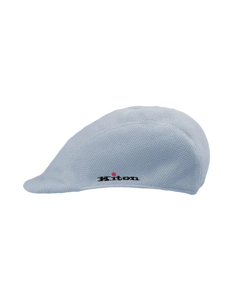 Kiton Kiton Logo Embroidered Piqué Weave Cap 4