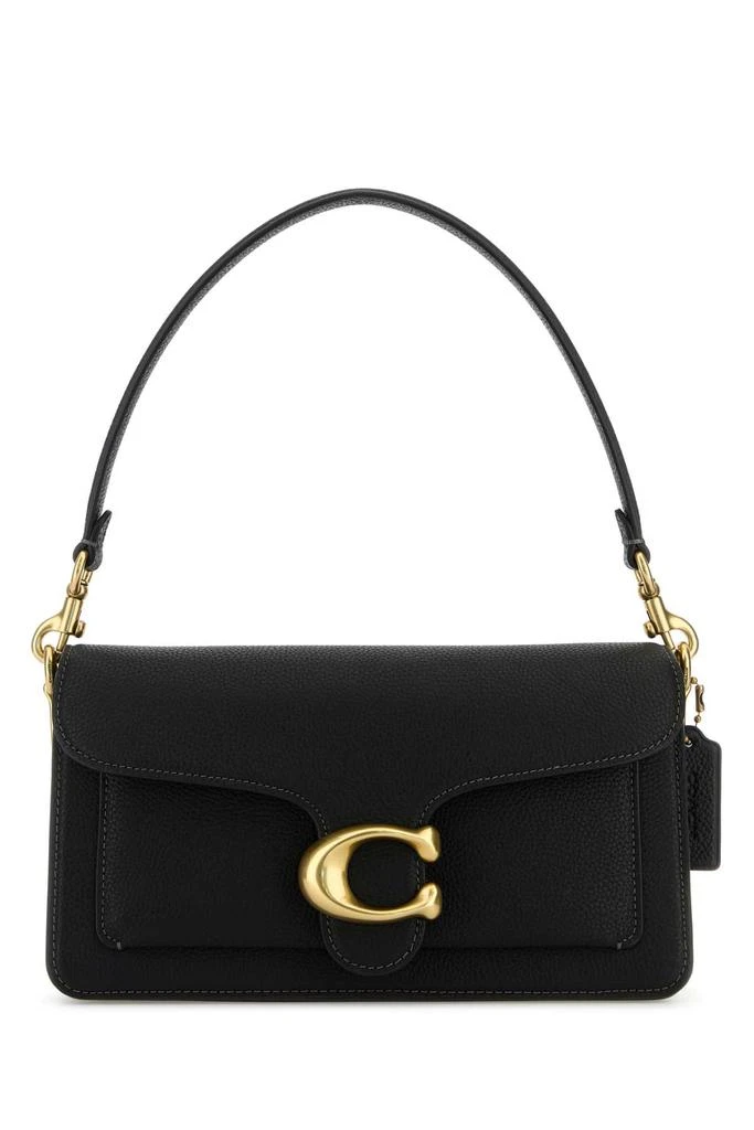 Coach BLACK LEATHER TABBY 26 HANDBAG 1