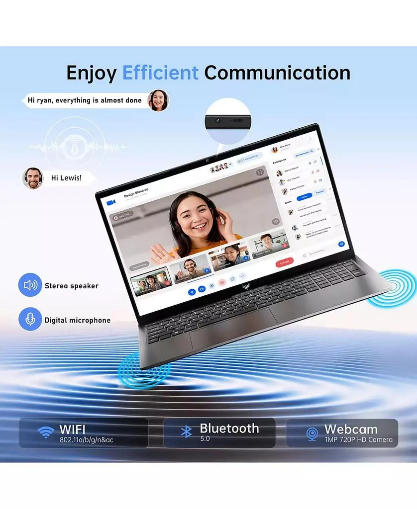 Acemagic AX17 Pro AMD Ryzen 3 4300U 17.3" Laptop,16GB RAM+512GB SSD 6