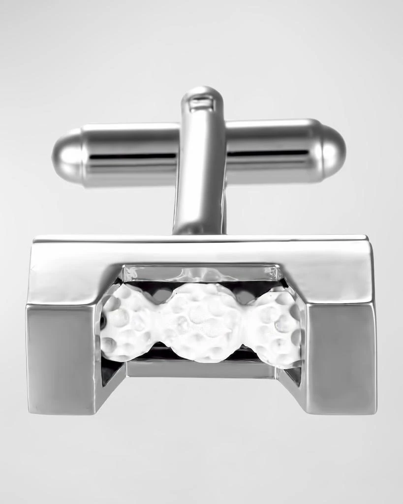 LINK UP Men's Golf Ball Sleeve Cufflinks 5