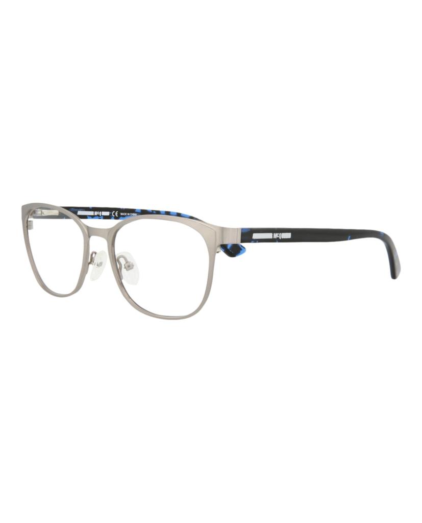 Alexander McQueen Square-Frame Metal Optical Frames