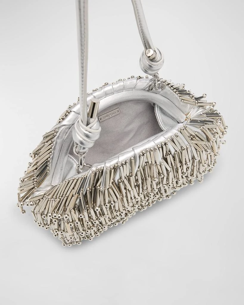Cult Gaia Jaala Nano Fringe Embellished Clutch Bag 3