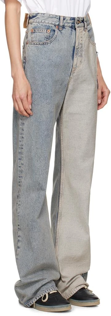 MM6 Blue Five-Pocket Jeans 2