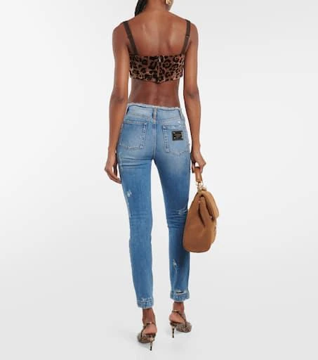 Dolce 
Gabbana Distressed skinny jeans 3