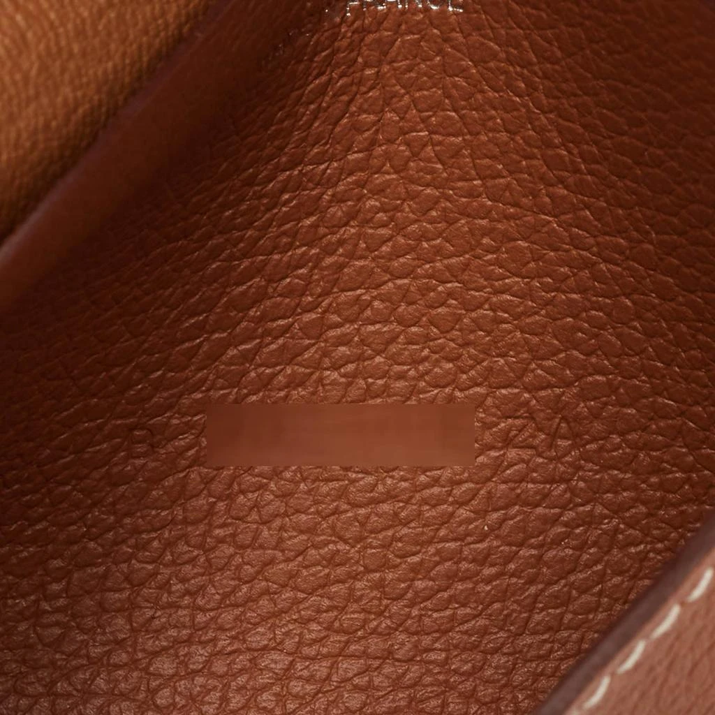Hermes Hermès Gold Evercolor Leather R.m.s Card Holder 5