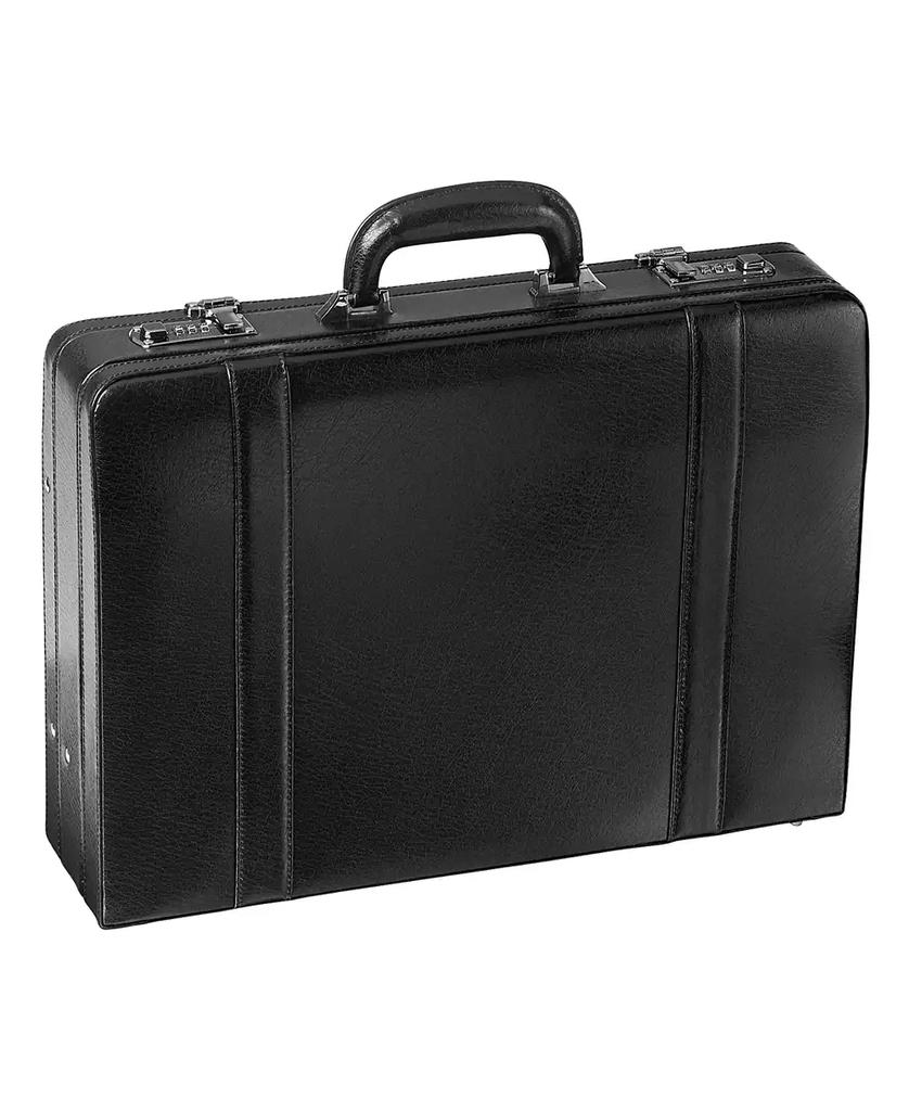 Mancini Leather Goods Business Collection Expandable Attache Case