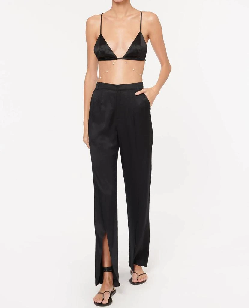 CAMI NYC Amelie Twill Pant In Black 4