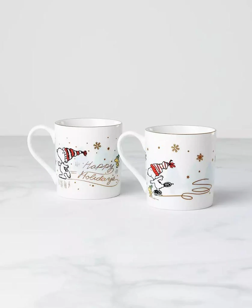 Lenox Peanuts Snoopy Skating Mugs, Set of 2, Exclusively at Macy’s 3