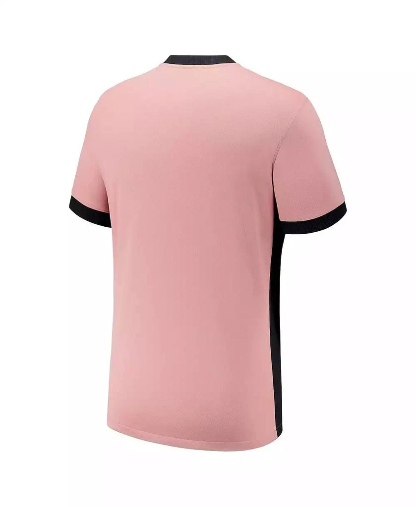 Jordan Big Boys and Girls Pink Paris Saint-Germain 2024/25 Third Replica Jersey 3