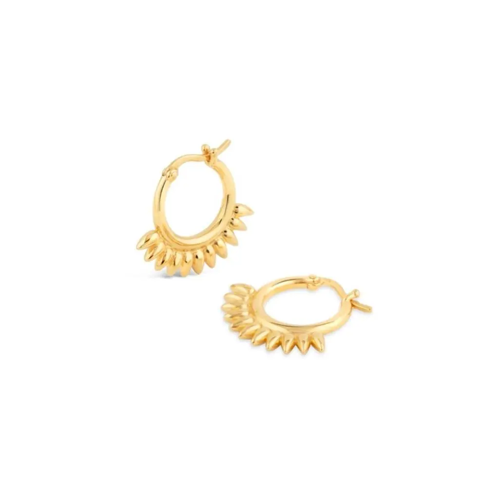 Dinny Hall Sunbeam small click hoops 1