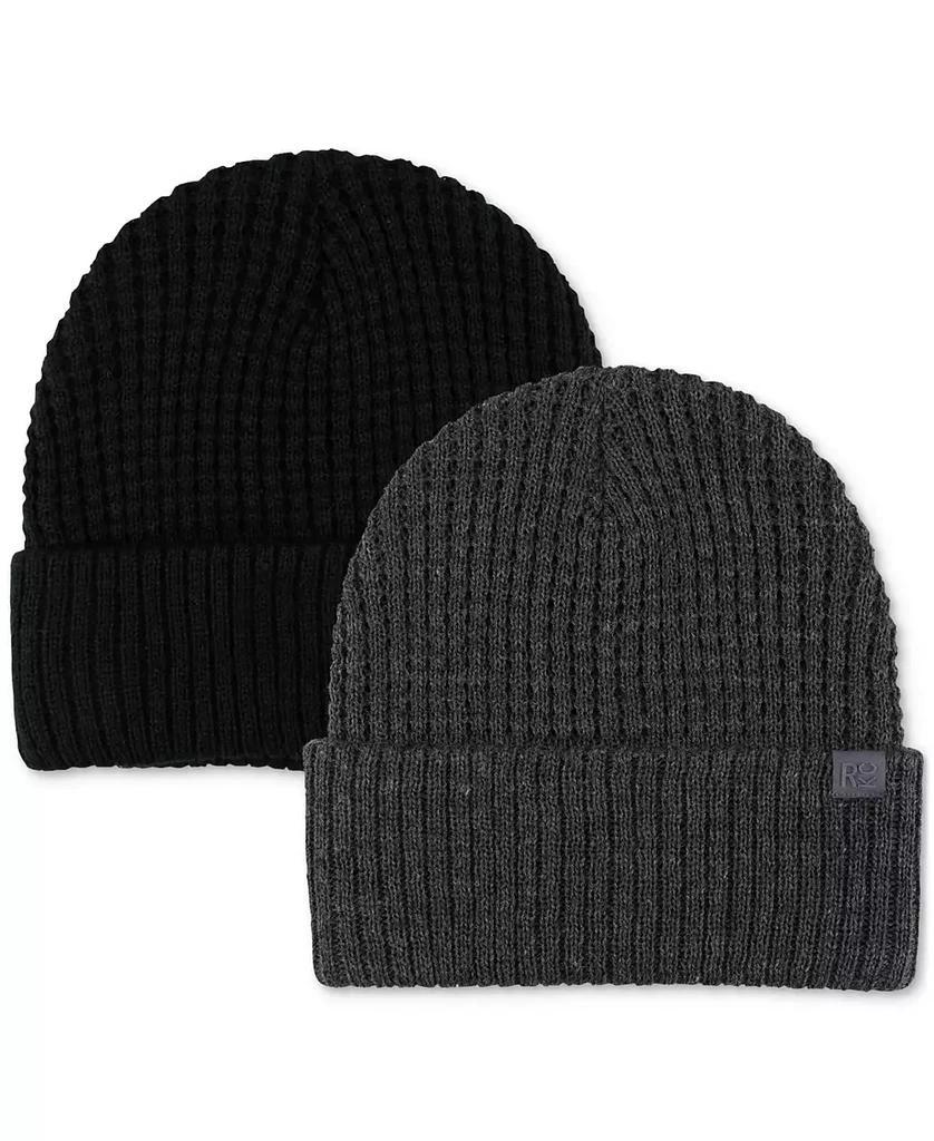 Kenneth Cole Men's 2pk. Waffle Knit Beanies 1