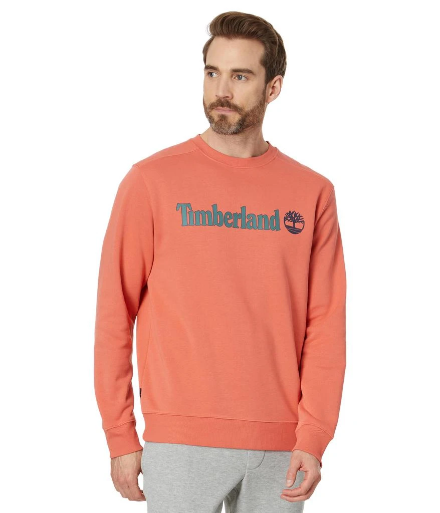 Timberland Linear Logo Crew Neck Sweatshirt 1