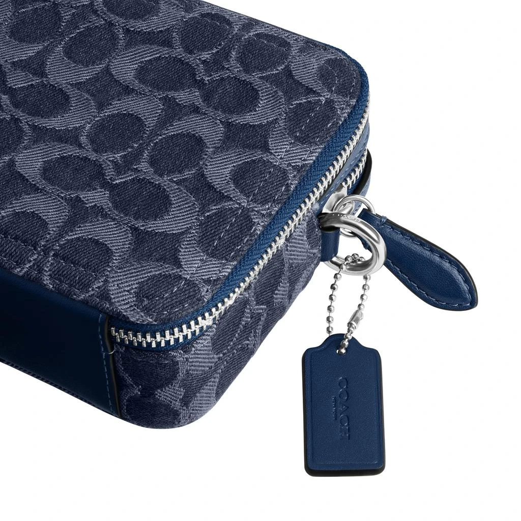 Coach Charter Crossbody Bag 19 In Signature Denim 4