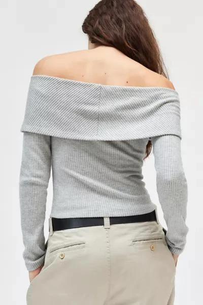 Silence + Noise Silence + Noise Whitney Foldover Long Sleeve Top 3