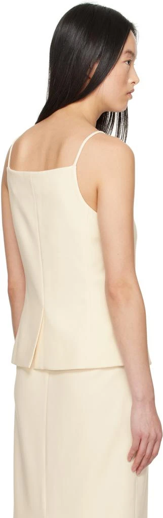 Staud Off-White Una Tank Top 3