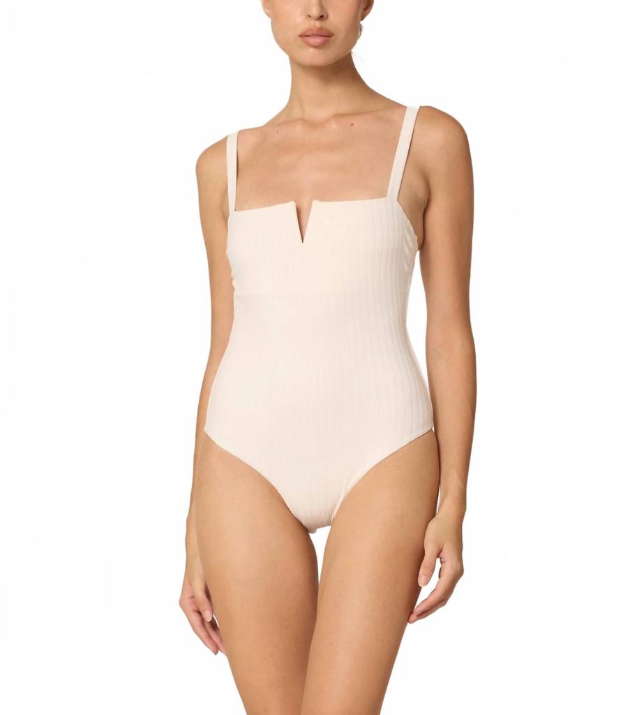 Cleobella Monica One Piece Swimsuit In White
