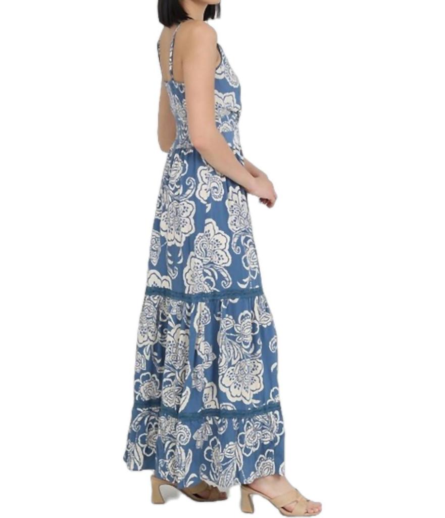 Angie Angie - Floral Print Maxi Dress