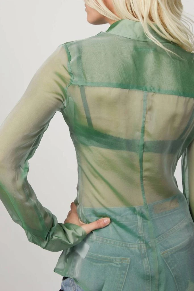 GEORGIA ALICE CHIFFON SLIM SHIRT 4