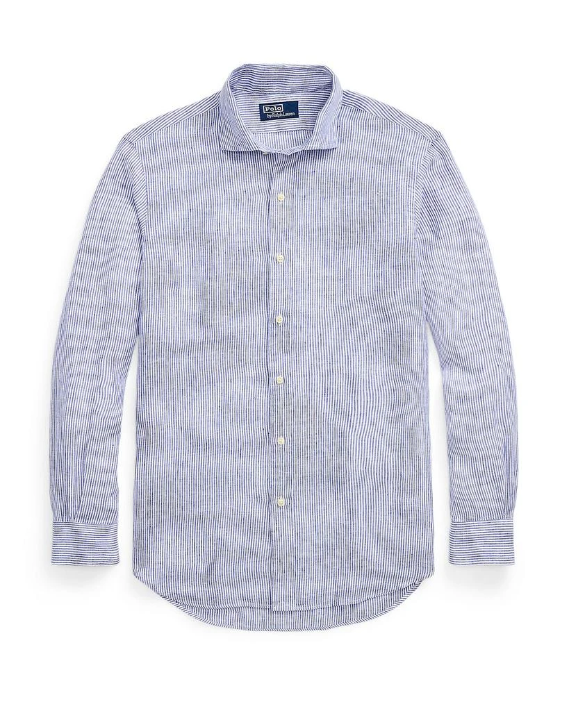 Ralph Lauren Classic Fit Striped Linen Shirt 7