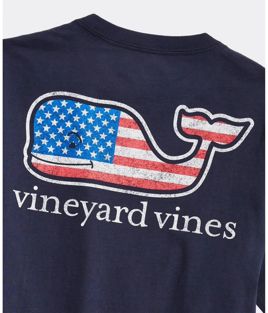 Vineyard Vines Flag Whale Short-Sleeve Pocket Tee (Toddler/Little Kids/Big Kids) 3