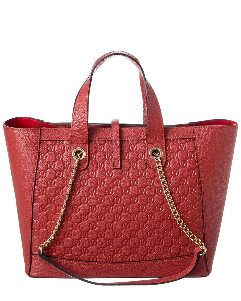 Mario Valentino Sophie Medallion Leather Tote 2