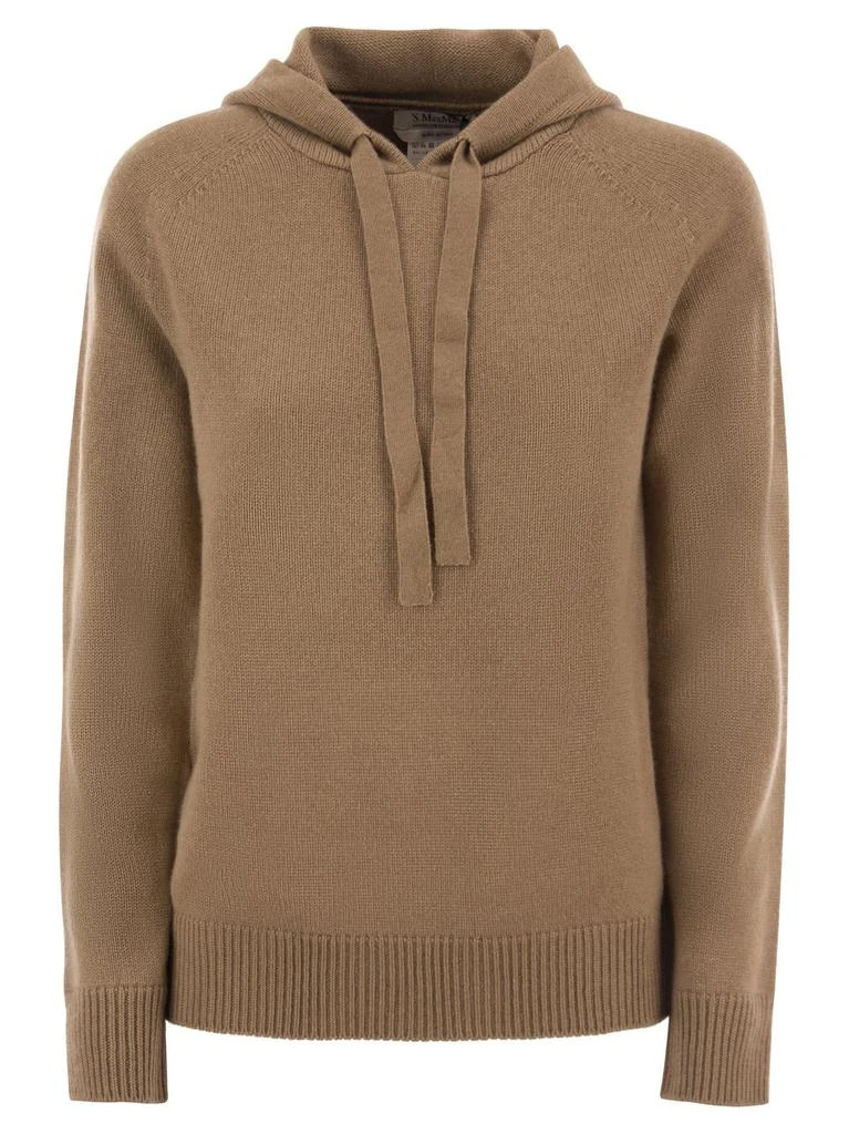 'S Max Mara 'S Max Mara Drawstring Knitted Hoodie 1