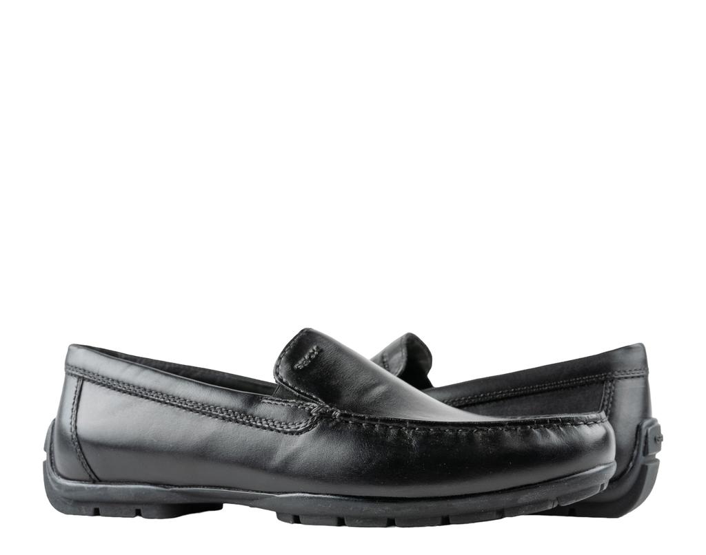 Geox Moner 2fit Wide Mocassin Loafer Black Men's Shoes U72Q6A-00043-C9999