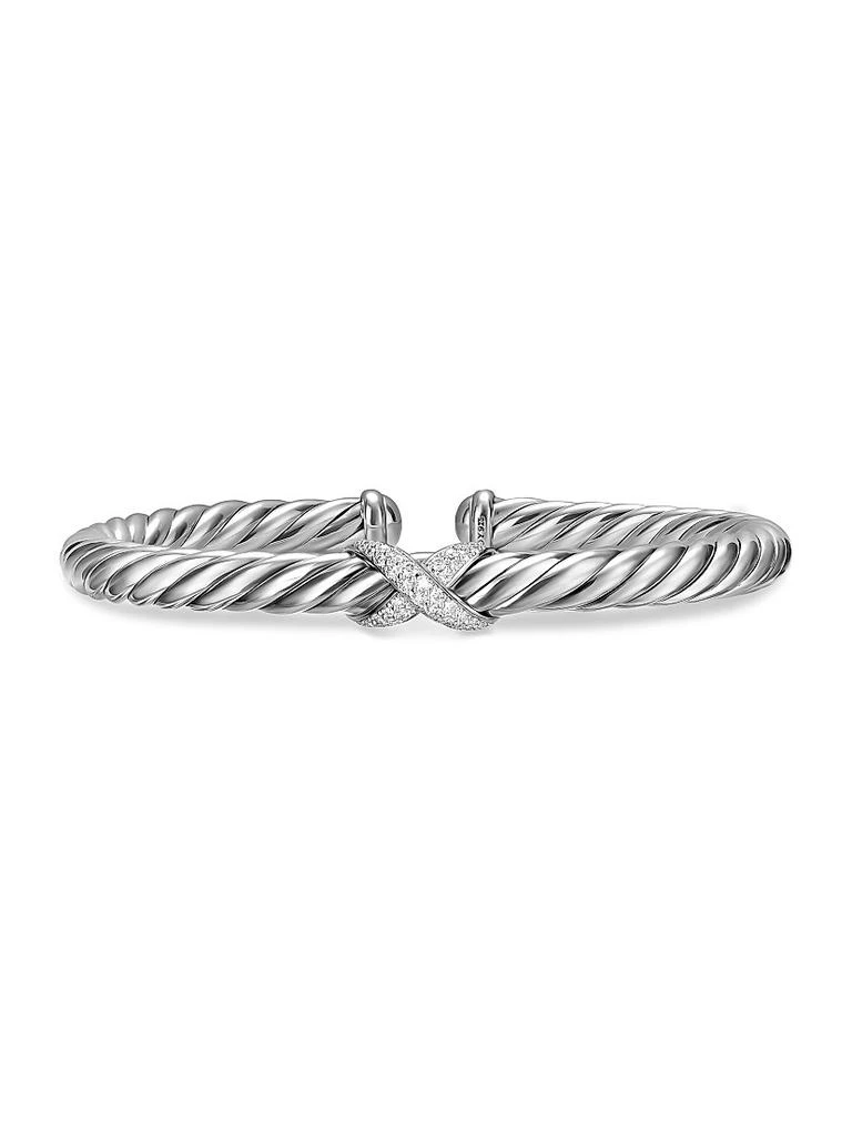 David Yurman Cable Flex X Bracelet in Sterling Silver