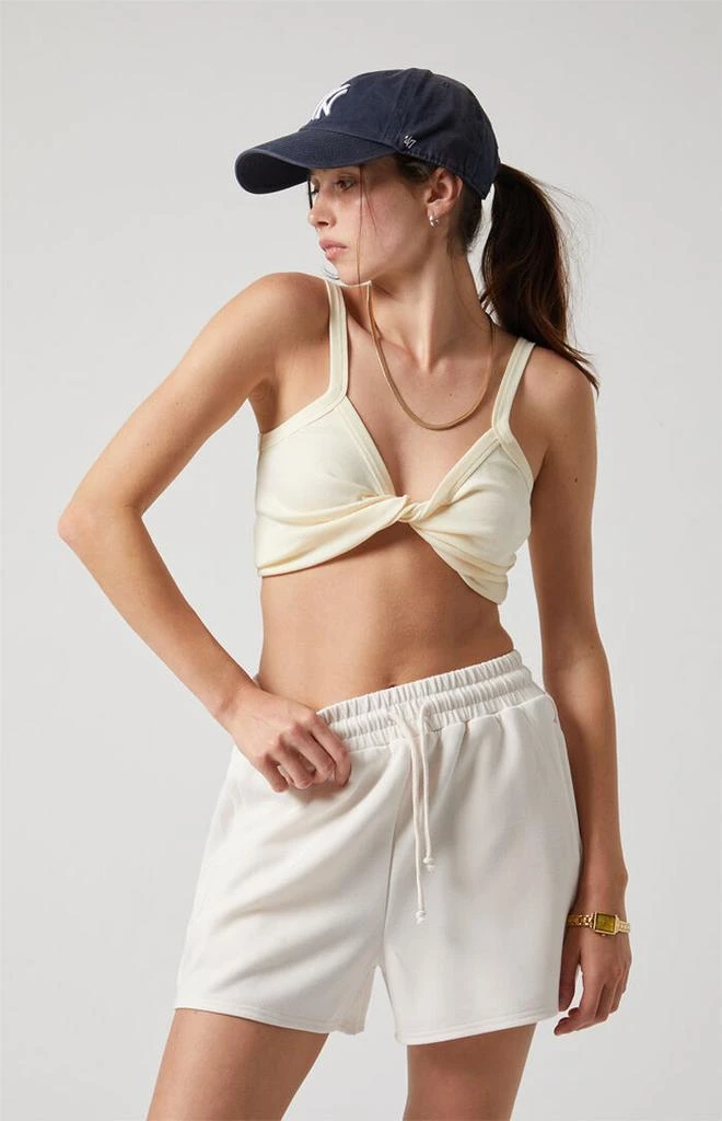 PAC 1980 Active Ivory Sweat Shorts 3