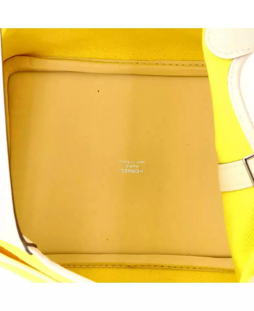 Pre-Owned HERMÉS PM Cargo Picotin Lock Bag Canvas and Swift 5