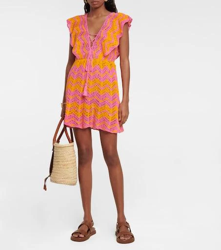 ANNA KOSTUROVA Melissa crocheted cotton minidress 2