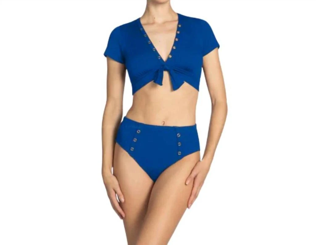 Robin Piccone Robin Piccone - AMY HIGH WAIST BIKINI BOTTOM 1