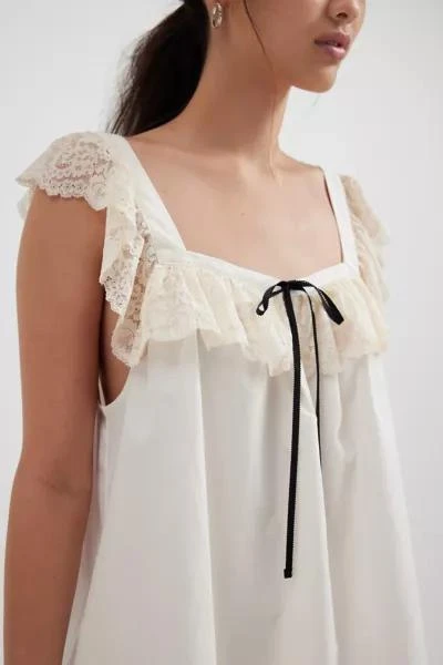 Kimchi Blue Kimchi Blue Rebecca Lace Trim Babydoll Mini Dress 4