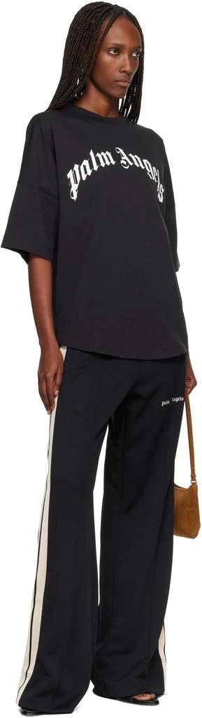 Palm Angels Black Classic Logo Track Loose Track Pants 4