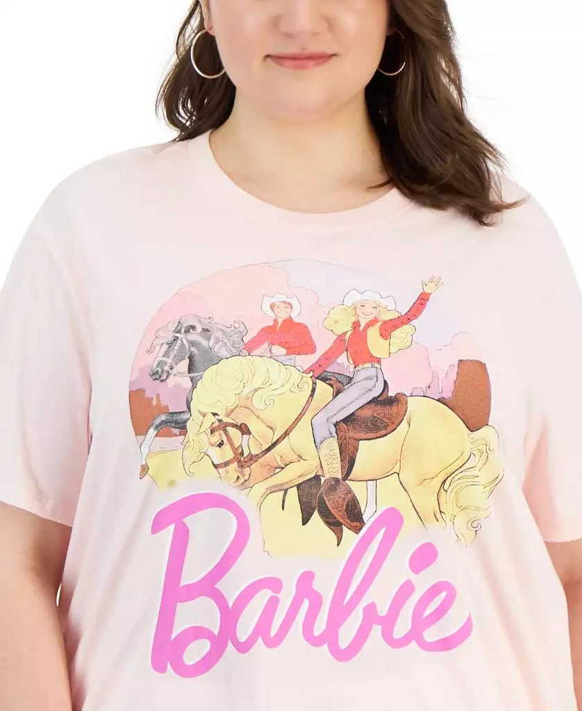 Love Tribe Trendy Plus Size Western Barbie Graphic T-Shirt 3