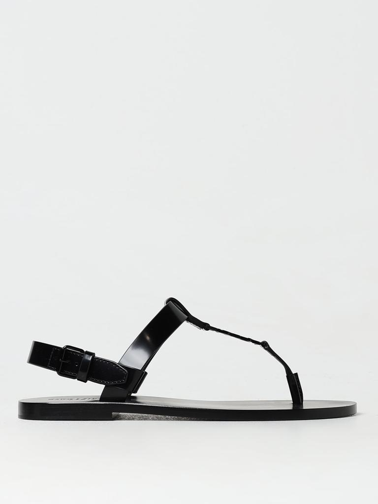 Yves Saint Laurent Cassandre Sandals In Suede - Shoes