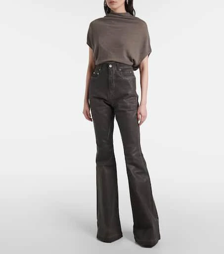 Rick Owens Bolan high-rise bootcut jeans 7