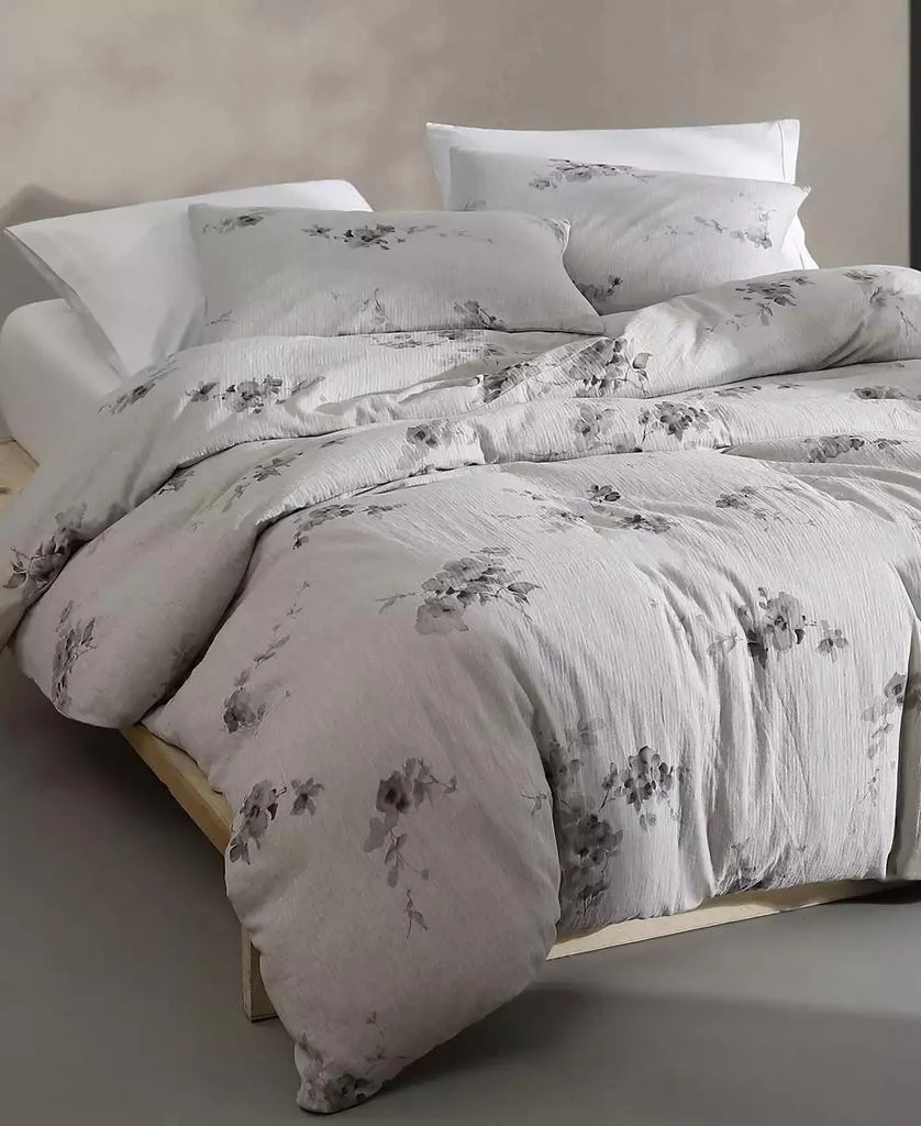 Calvin Klein Aquarelle Floral Cotton Melange Gauze 3 Piece Comforter Set 3