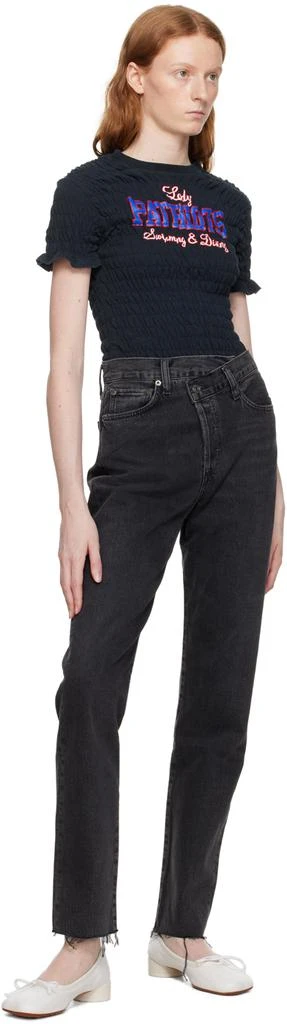 AGOLDE Black Criss Cross Jeans 4