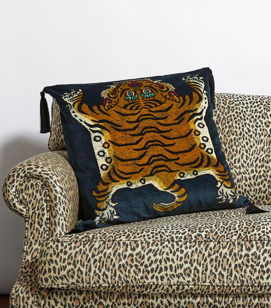 House of Hackney Large Velvet Saber Cushion (60cm x 60cm)