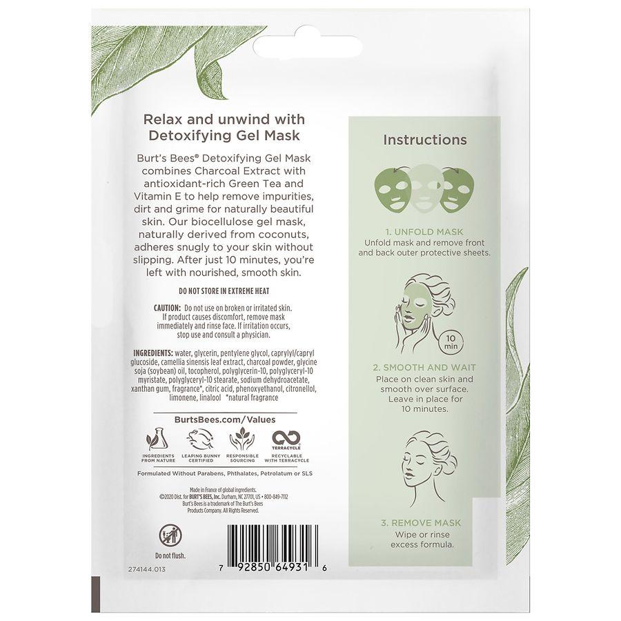 Burt's Bees Detoxifying Biocellulose Gel Mask