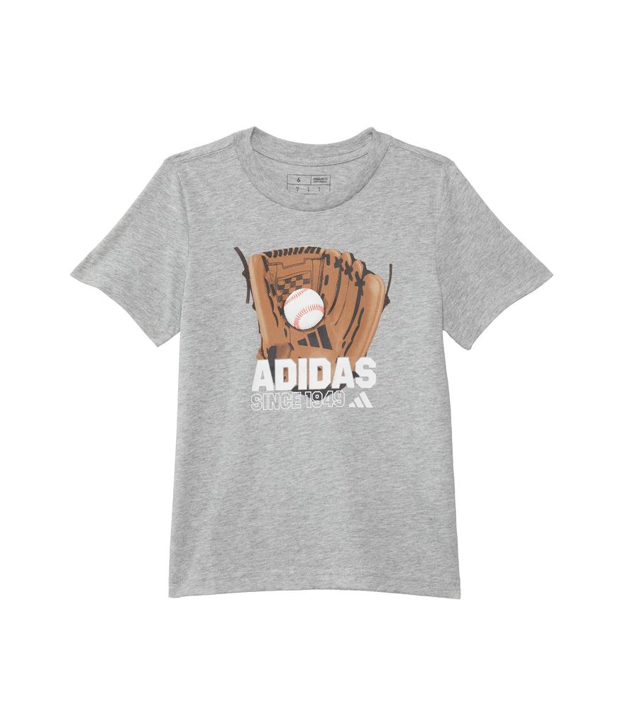 Adidas SS Bseball Glove Htr Tee(Toddler/Little Kid)