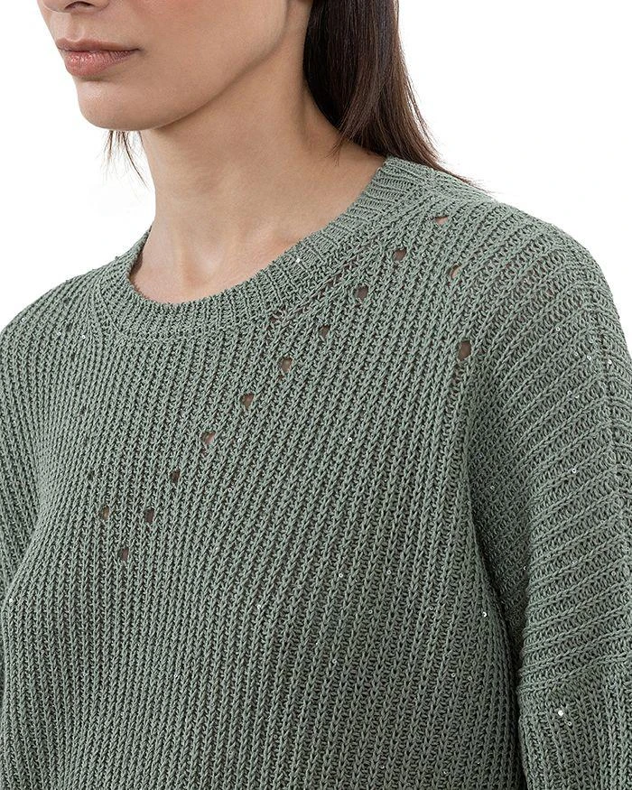 Peserico Embellished Open Knit Sweater 3