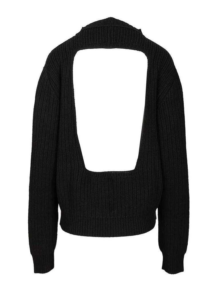 Rick Owens Rick Owens Open-Back Knitted Jumper 2