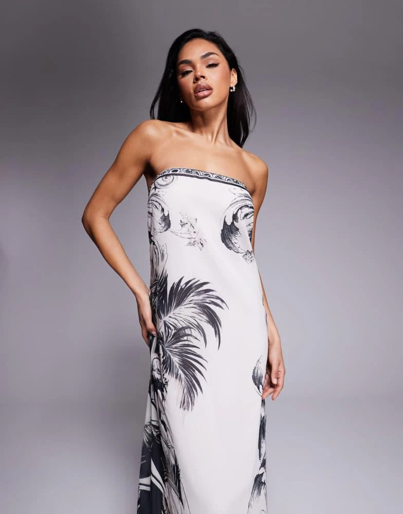 chinese dress ladies XUNRYAN Women's Sexy Tube Bandeau Maxi Dresses Strapless Dress Summer  Casual Ruffle Loose Dresses Long Flowy Beach Dress White at Amazon Women's  Clothing store main image 0