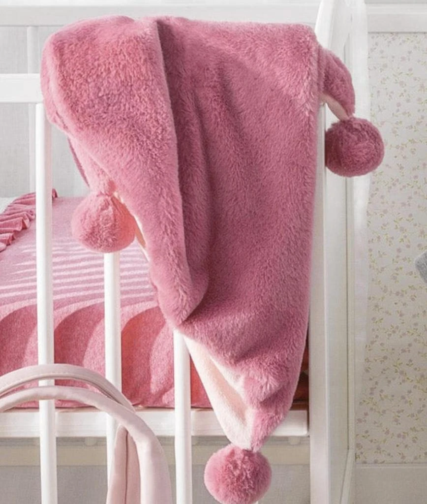 Mayoral Mayoral - Fur Blanket with Pom Poms 2