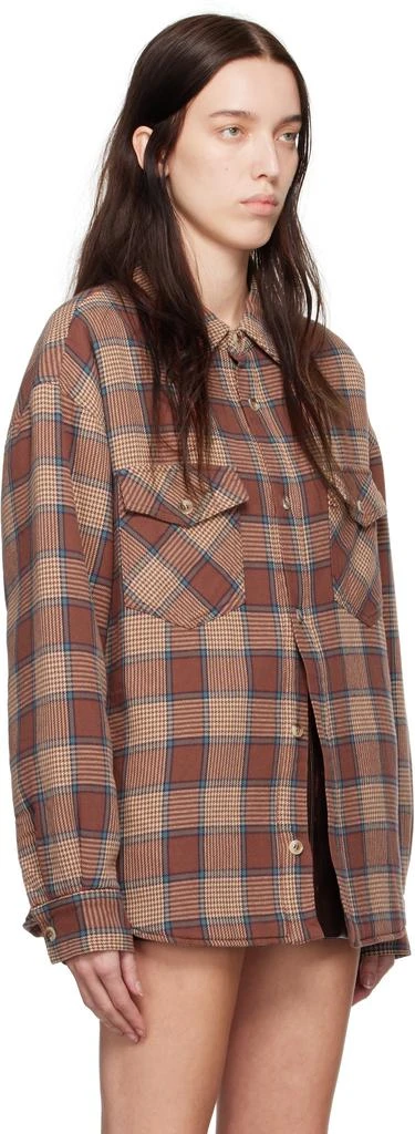 GUESS USA Red Padded Flannel Overshirt 2