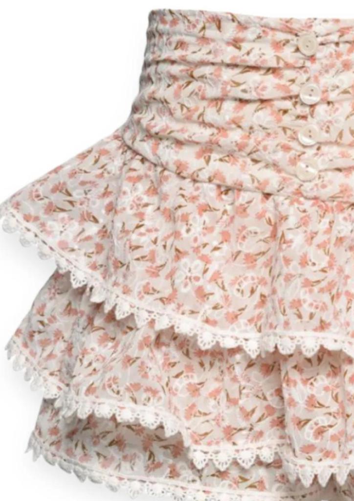 Hannah Banana Hannah Banana - Girl's Lace Trimmed Ruffle Skirt